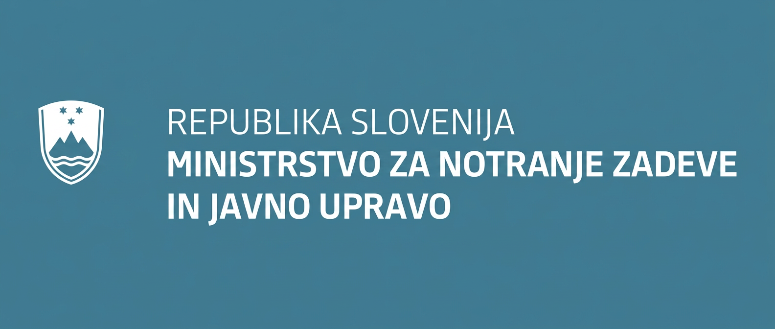 Logotip Ministrstvo za notranje zadeve in javno upravo — naročnik AI izobraževanj AYVA Tech
